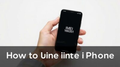 cara melihat imei iphone