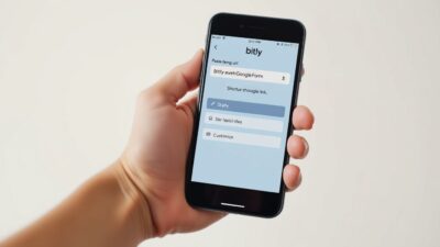 memperpendek link dengan bitly