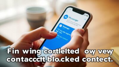 cara membuka blokiran di messenger alternatif