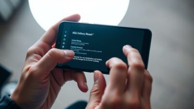 cara mengaktifkan hp asus setelah di reset