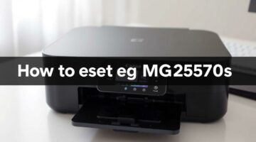 Cara Reset Printer Canon MG2570S