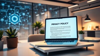 kebijakan privasi dan keamanan data