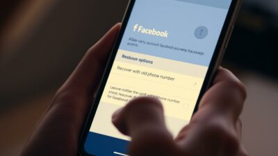 memulihkan akun facebook